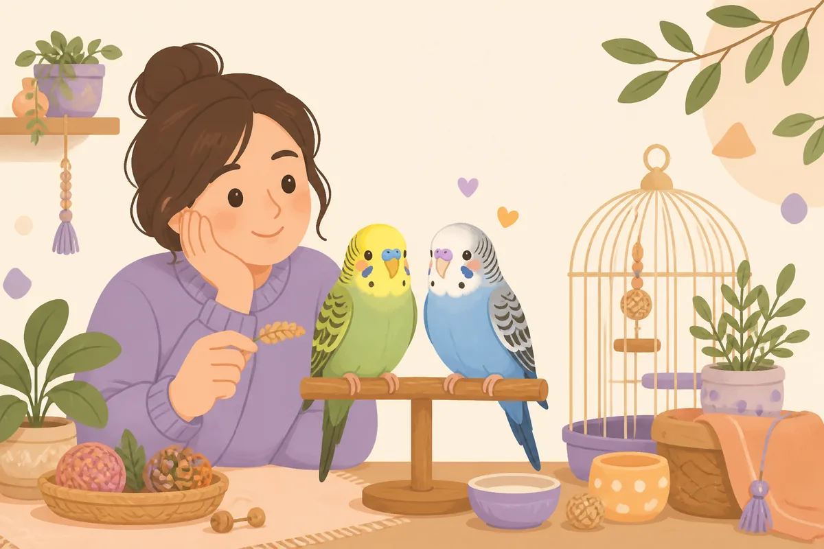 تشخیص جنسیت مرغ عشق؛ راهنمای کامل کِر، رفتار و رنگهای استثنا
